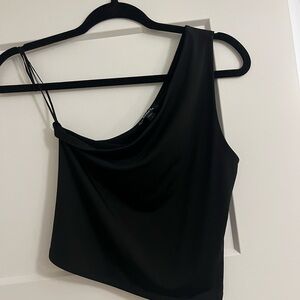 Express Black One-Shoulder Women's Top